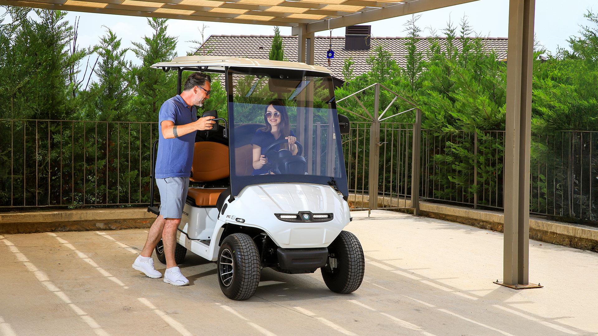 The New Standard in Comfortable Mobility: Pilotcar Golf Cart PC-2