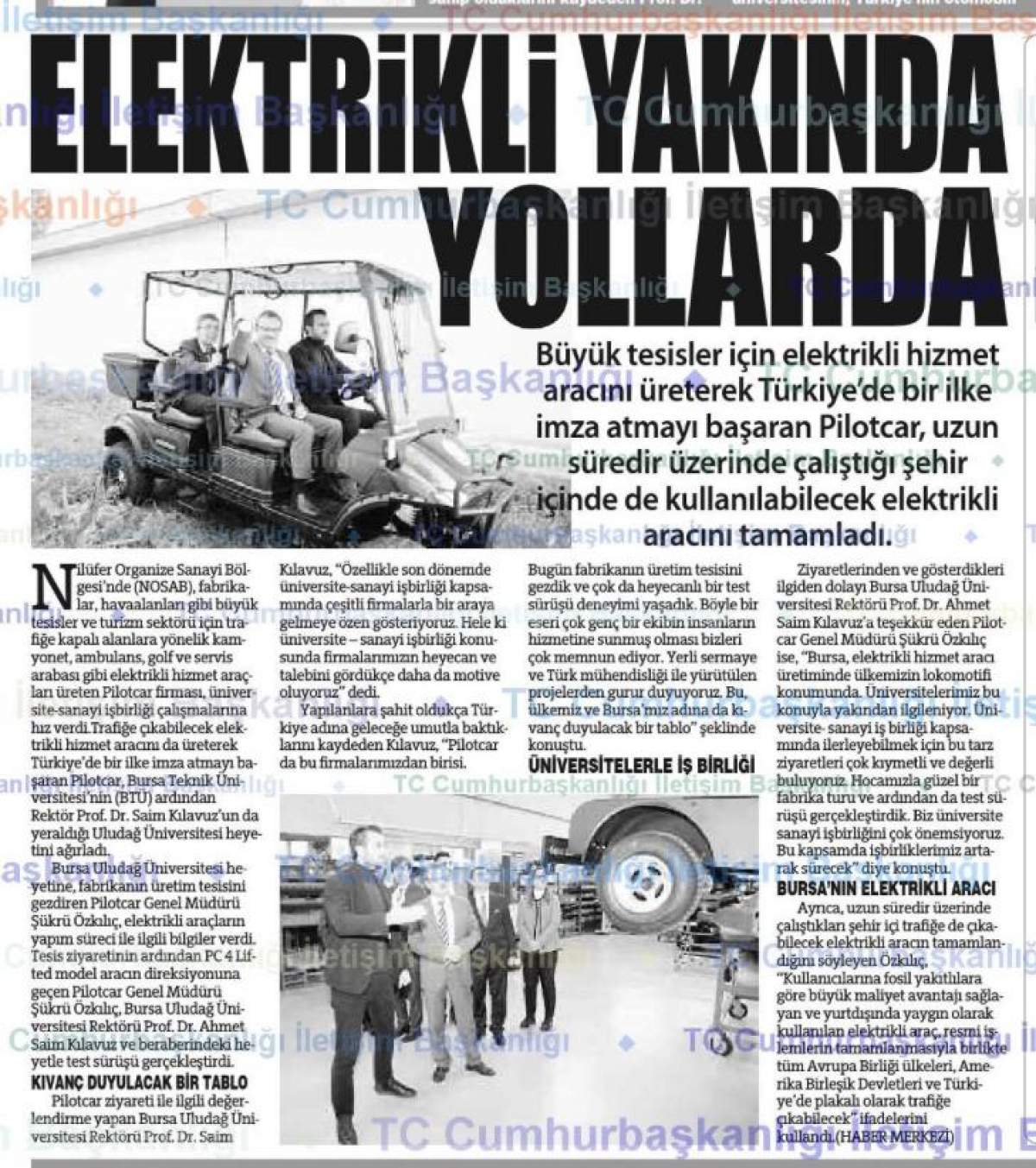 Pilotcar ve Uludağ Üniversitesi